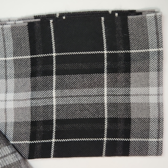 NEW Plaid Wool Blend Dress Scarf, Joseph Abboud - Picture 3 of 9
